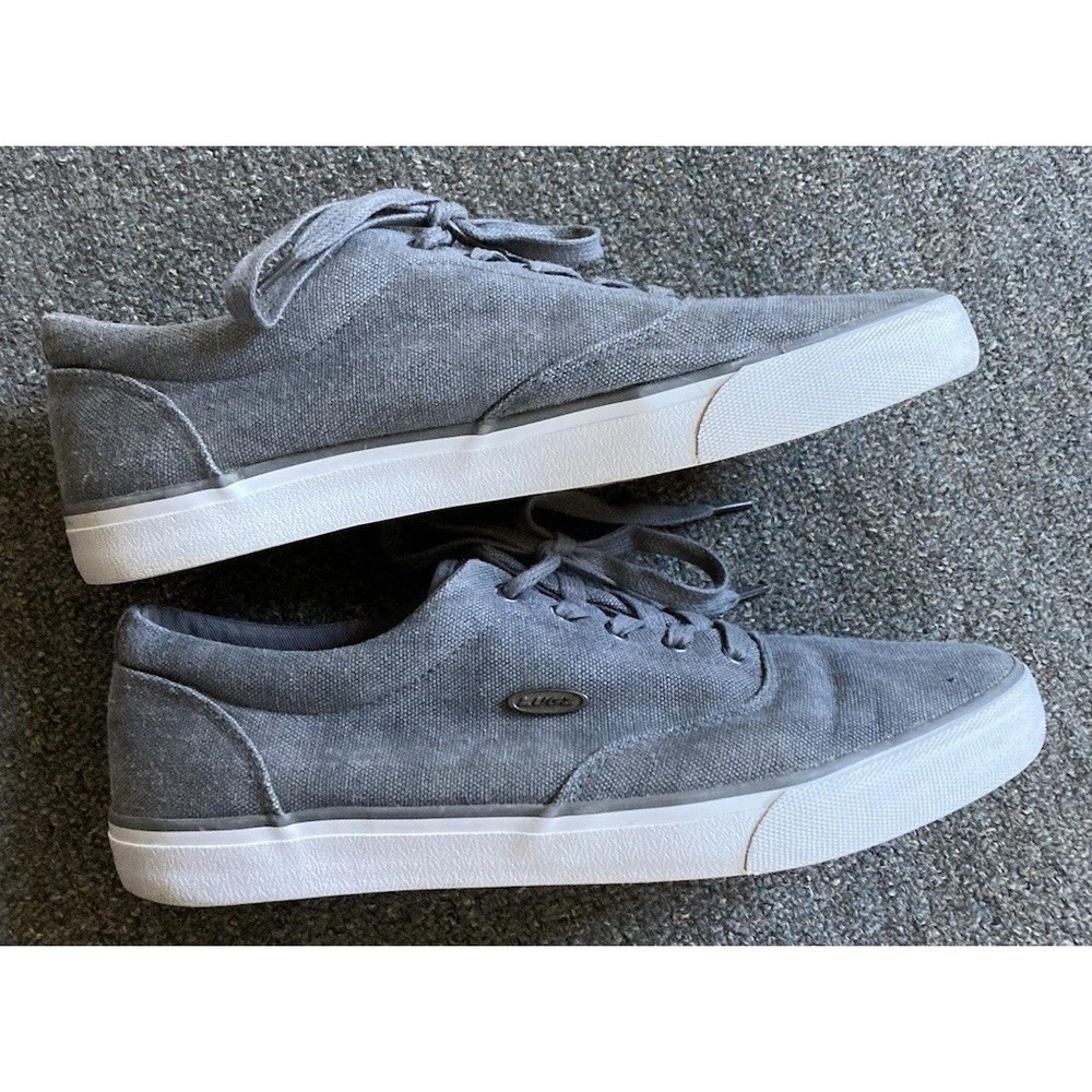 Lugz Mens Shoes Size 11 Lace Up Sneaker Casual Gray - Picture 4 of 9